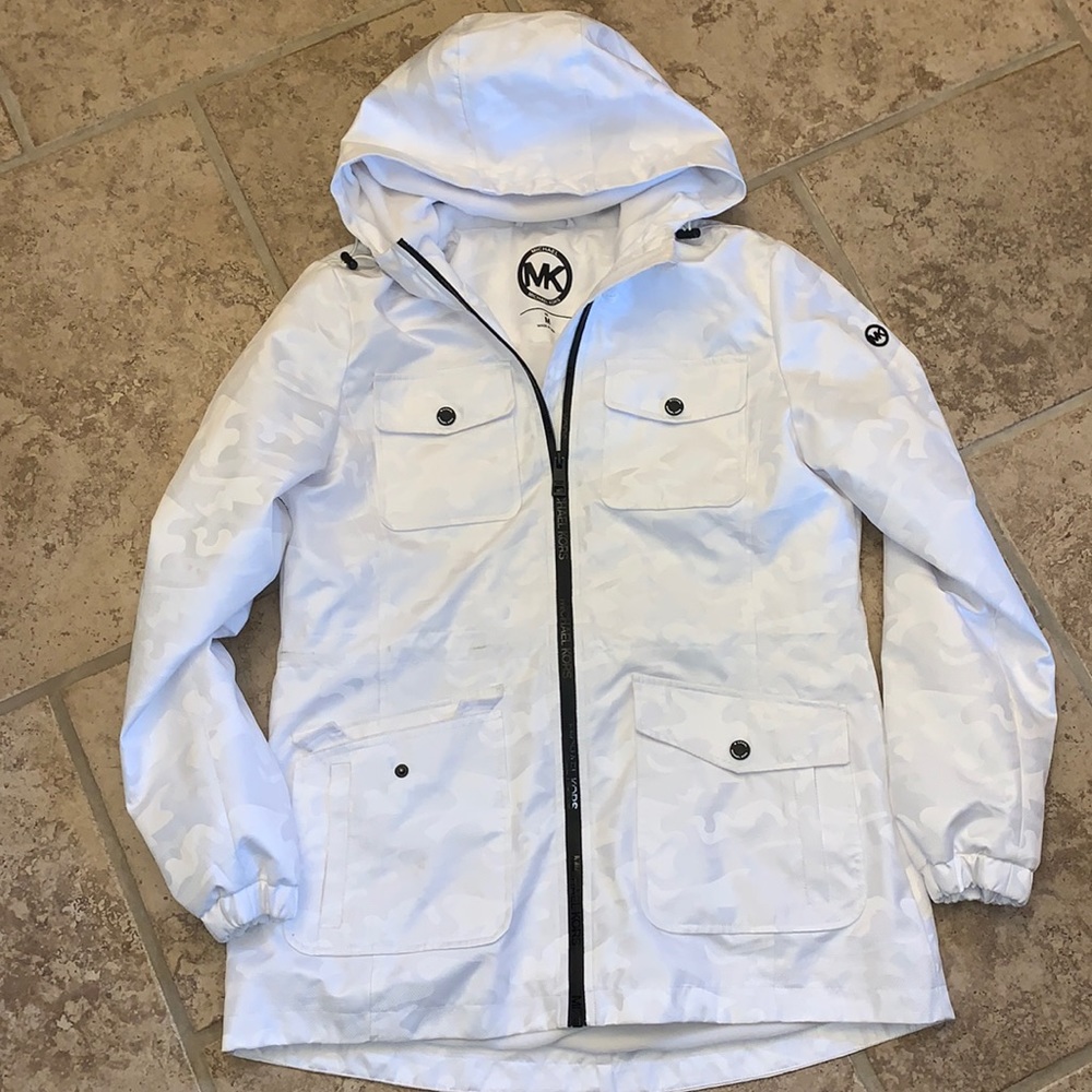 Michael kors Women’s medium white camo light jacket